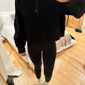 lululemon athletica Black Crew Neck Sweater